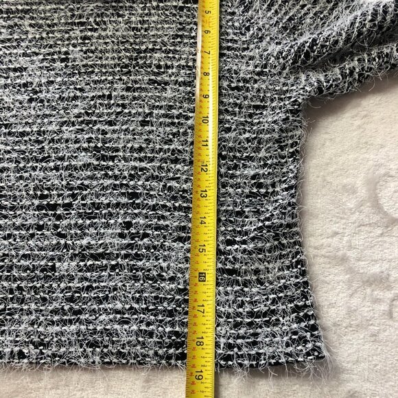 JOSEPH Ribkoff Black & White Cowl Neck Sweater Top Size 10 - Picture 10 of 10